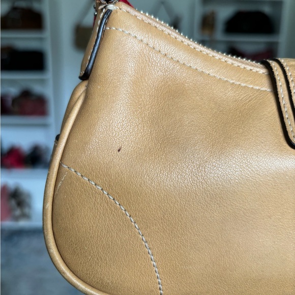 Y2K Coach Demi Buckle Tan Leather Bag π - Picture 5 of 11